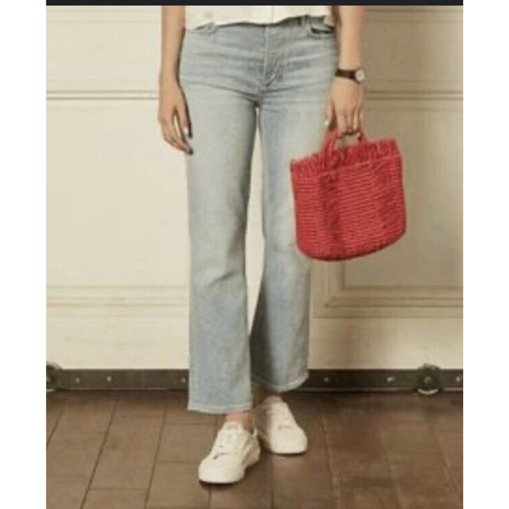 BOYISH The Brady •25• LaPorta Wash High-rise Flare Ankle Jeans